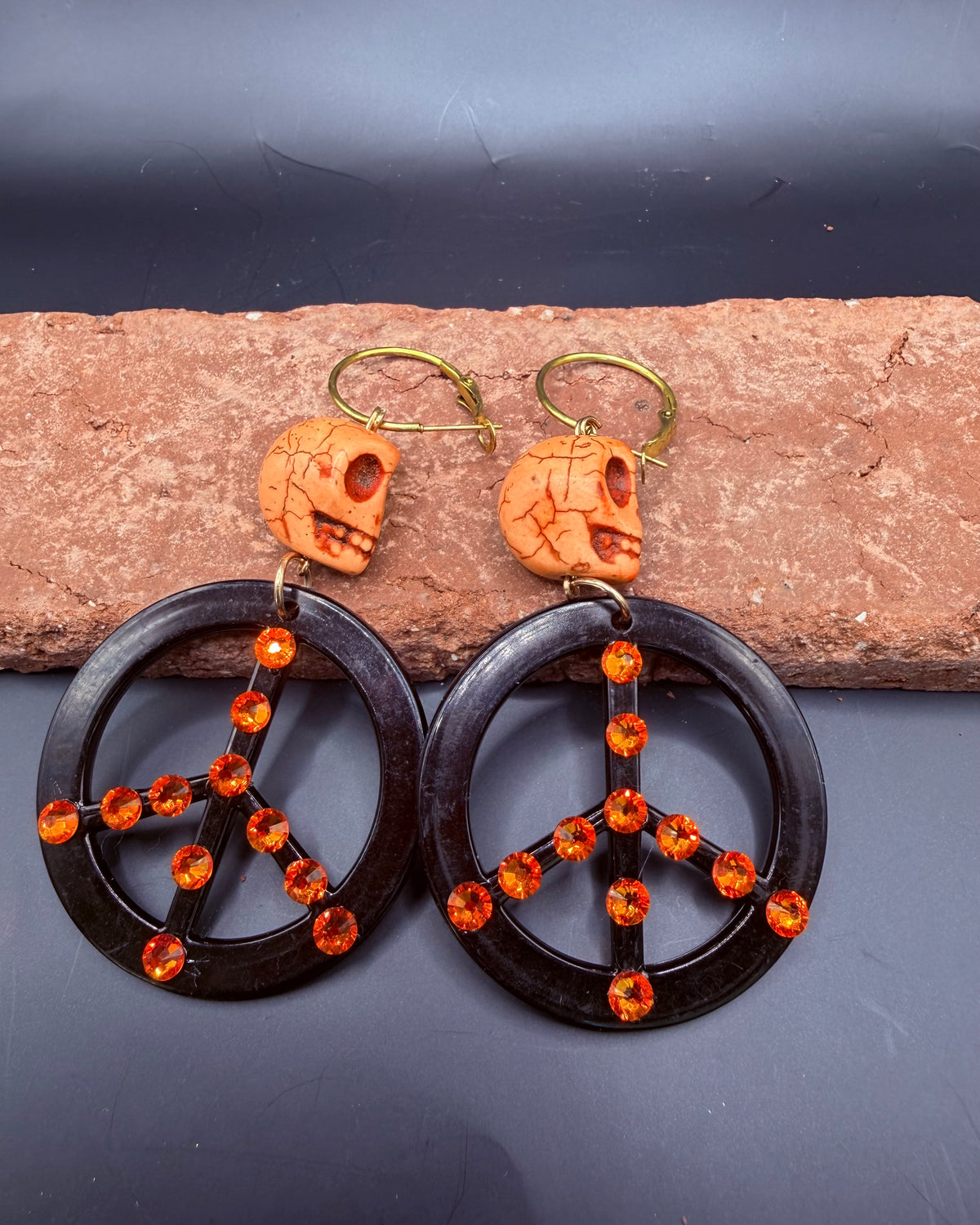 Skulls & Peace Earrings