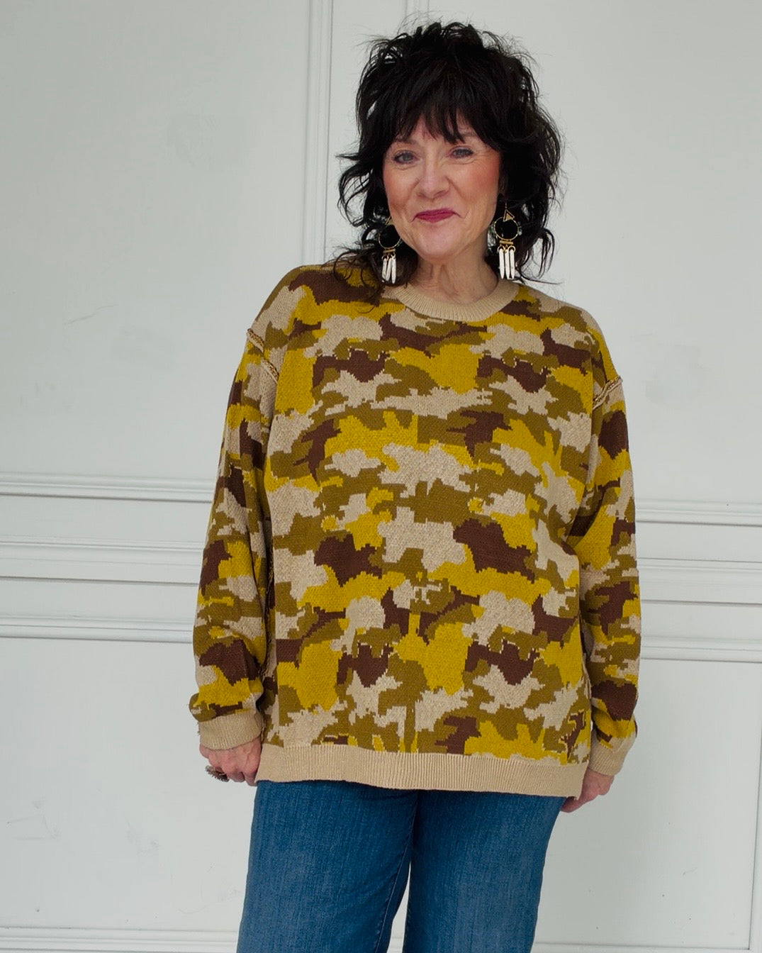 Off The Grid Camo Sweater