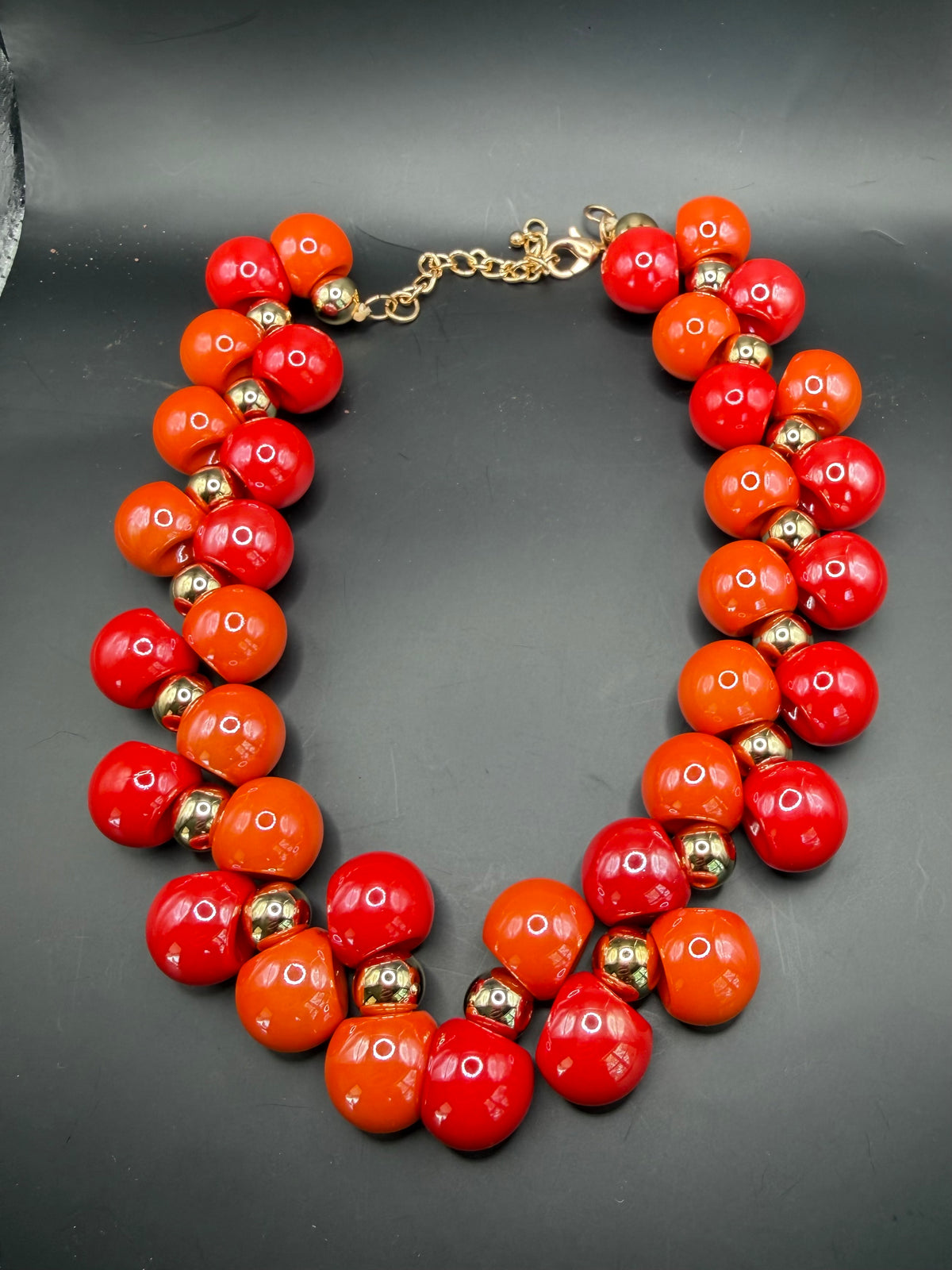 Firelight Beaded Necklace