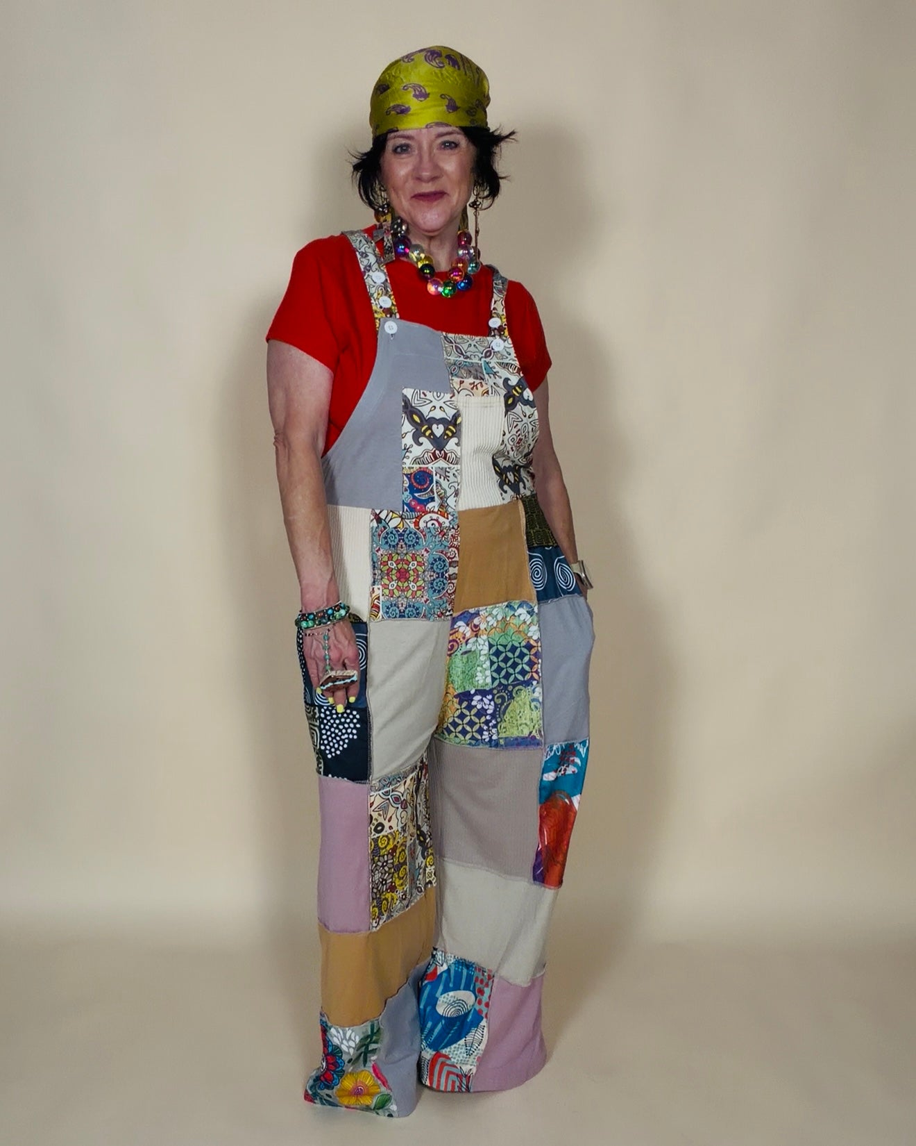 Patchwork Daydream Overalls