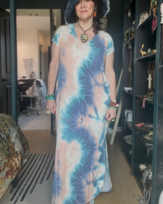 Free Spirti Tie-Dye Maxi