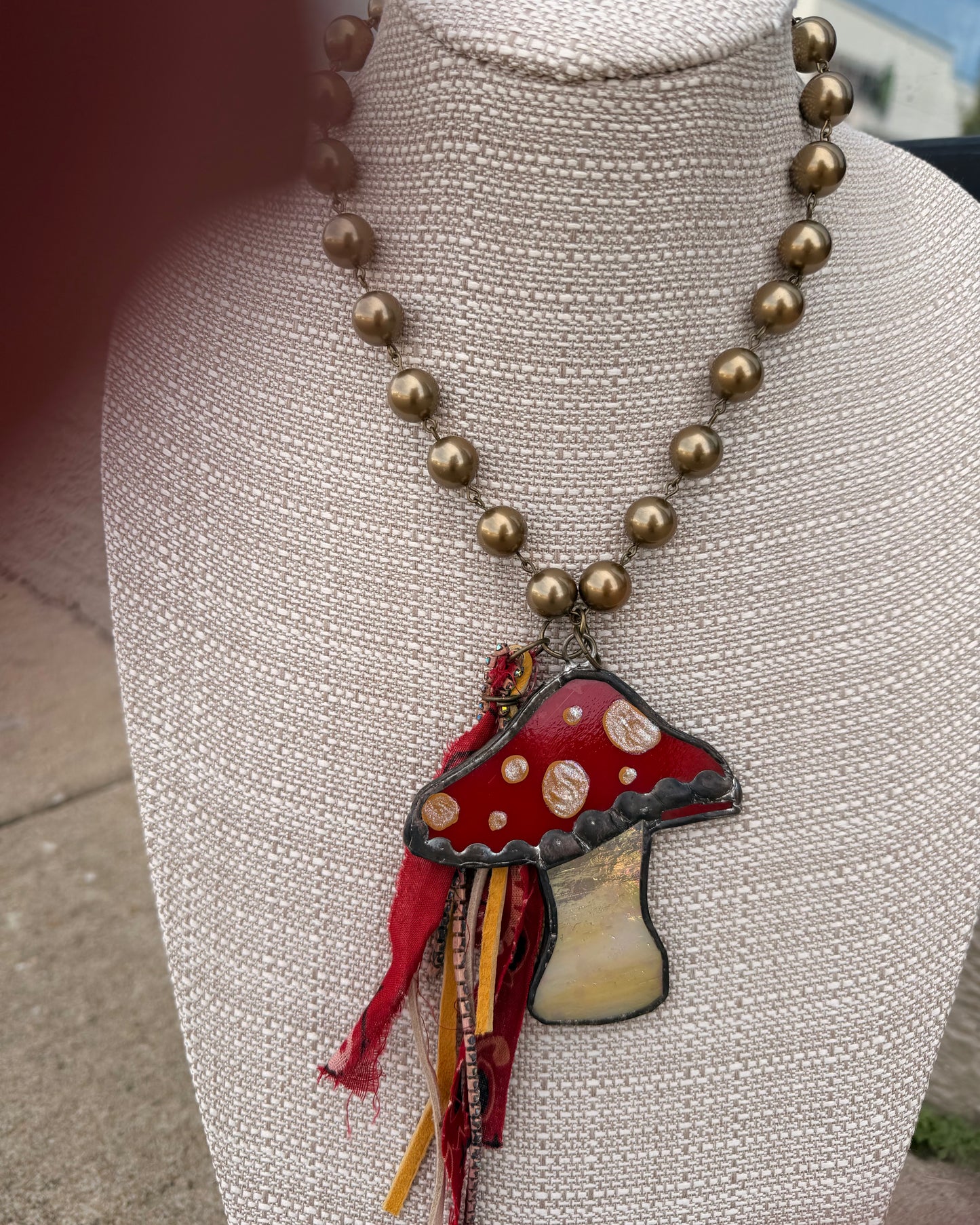 Magic Mushroom Necklace