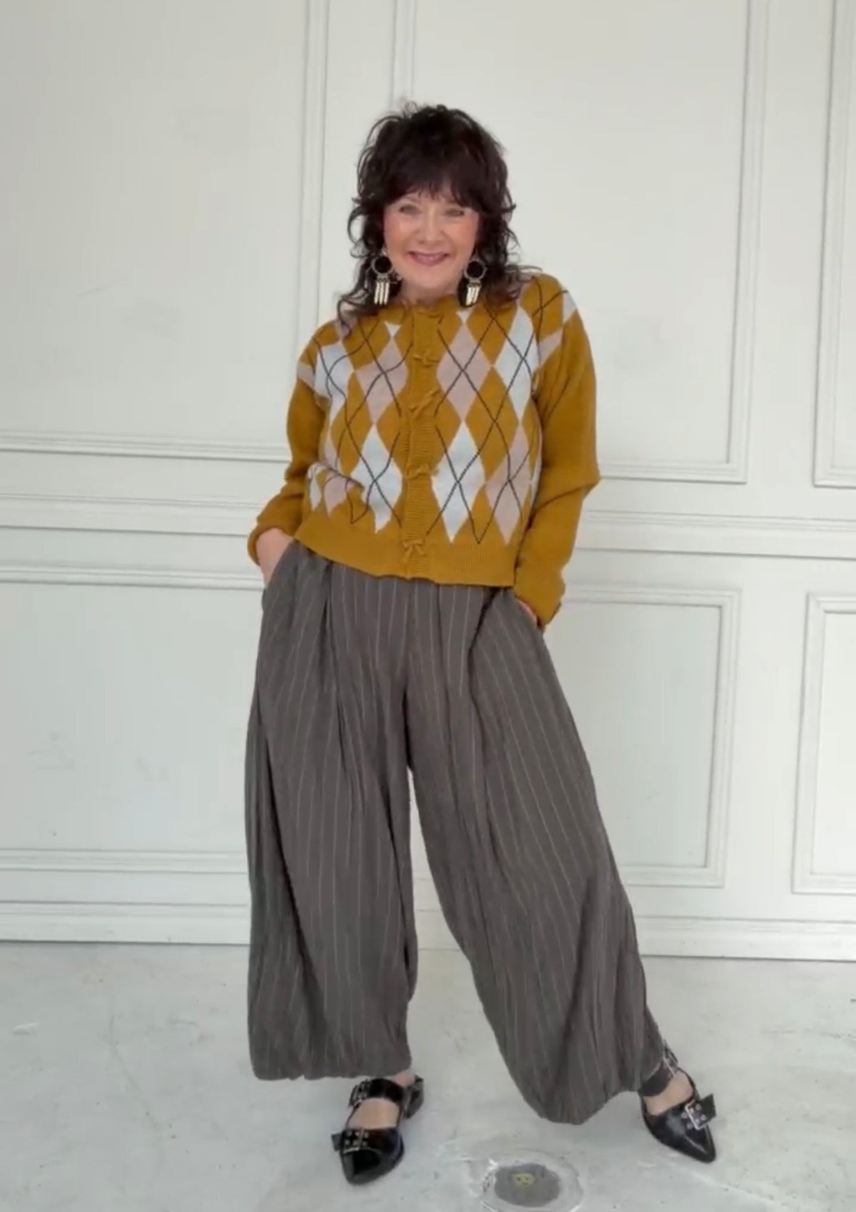 Pinstripe Groove Pants