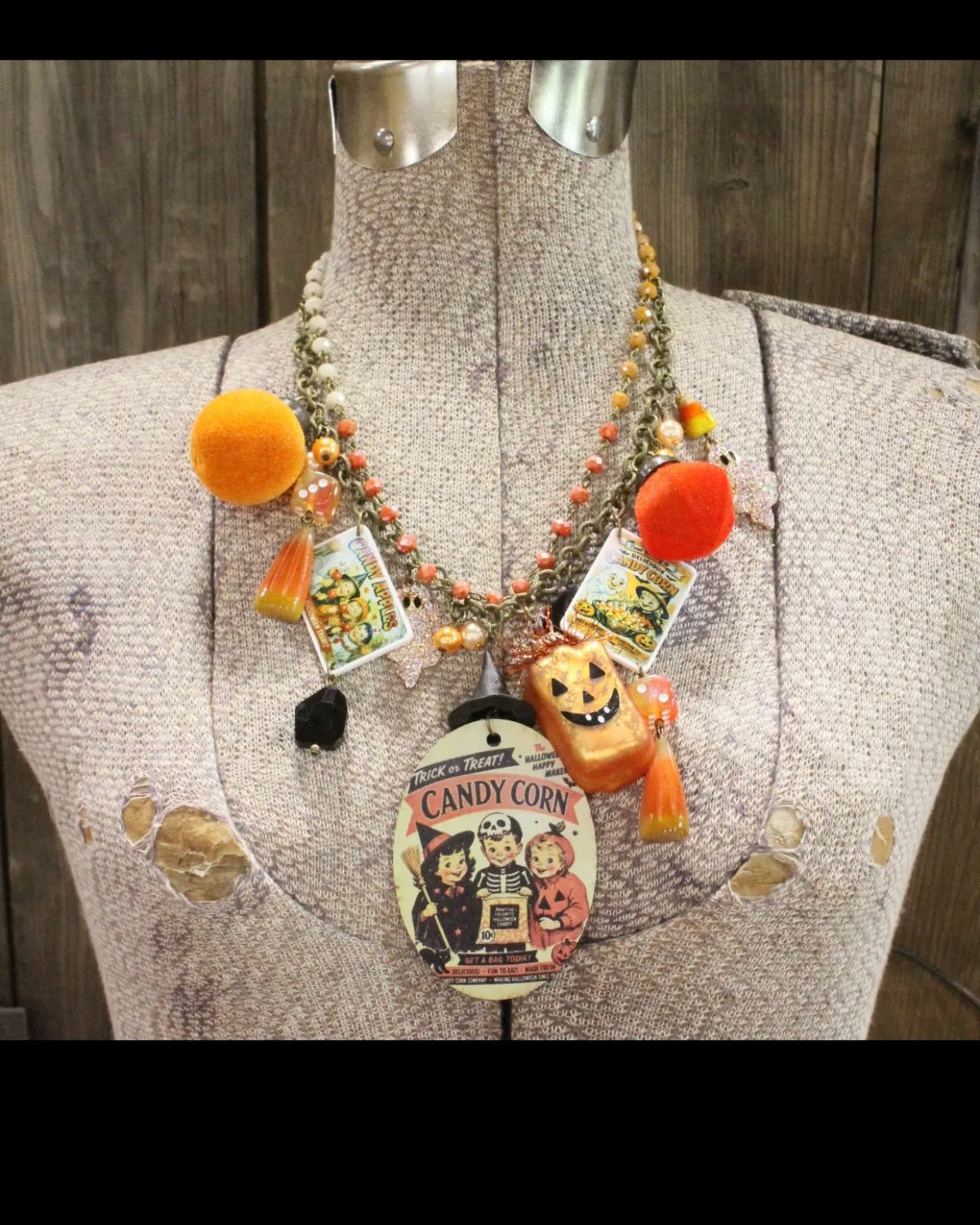 Candy Corn Necklace