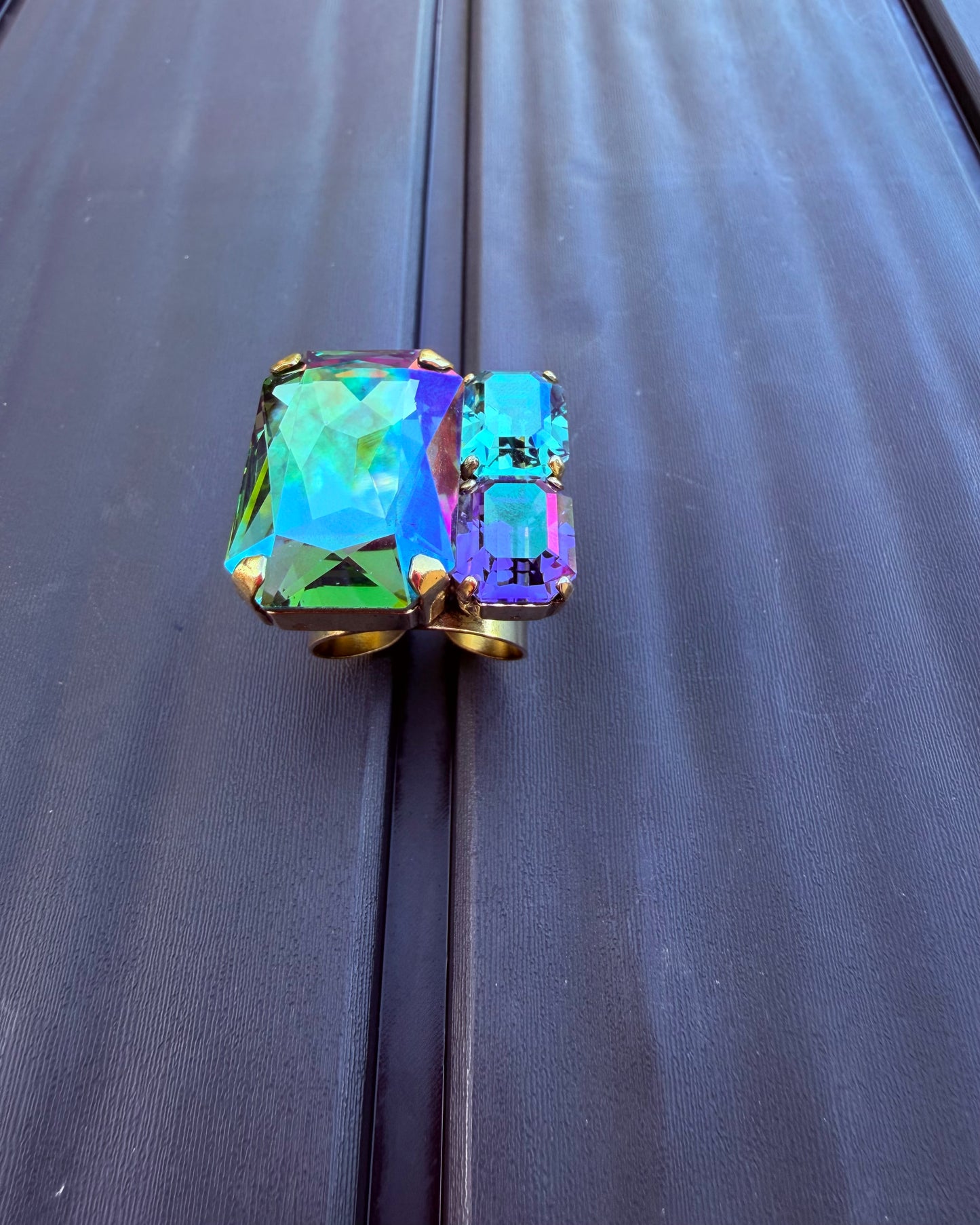 TOVA Diana Ring Aqua