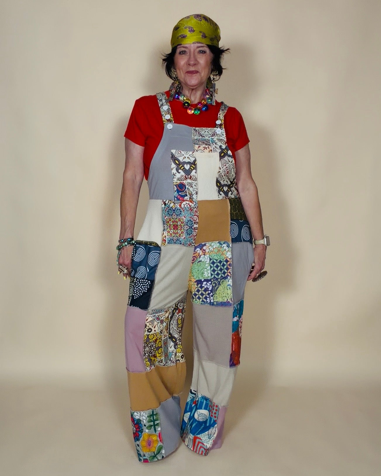 Patchwork Daydream Overalls
