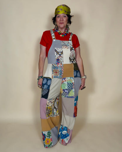 Patchwork Daydream Overalls