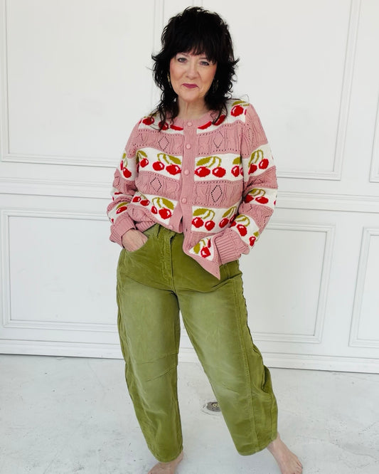 Green With Envy Corduroy Pants