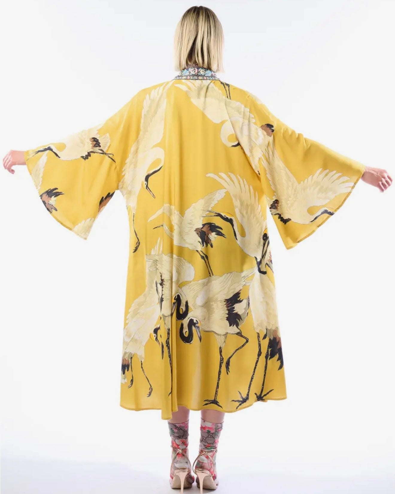 PRE-SALE Crane Song Kimono