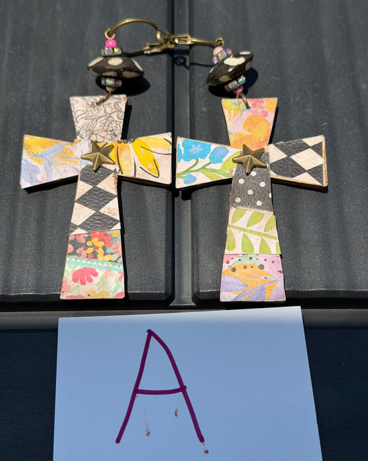 Cross My Heart Earrings