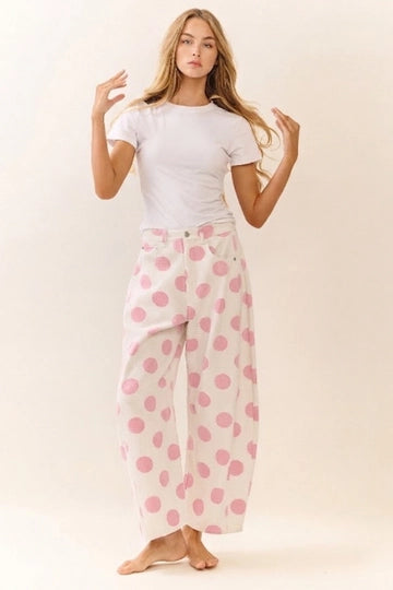Spot On  Barrel Leg Jeans