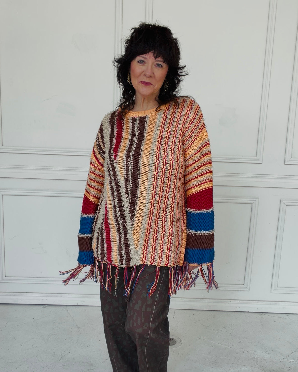 Ramble On Fringe Sweater
