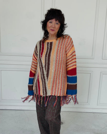 Ramble On Fringe Sweater