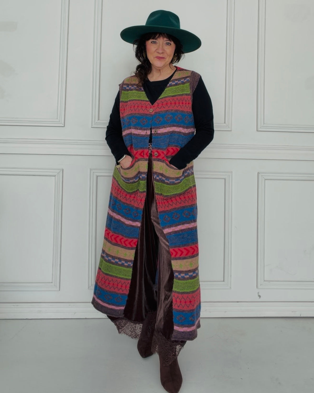 Kaleidoscope Duster Vest