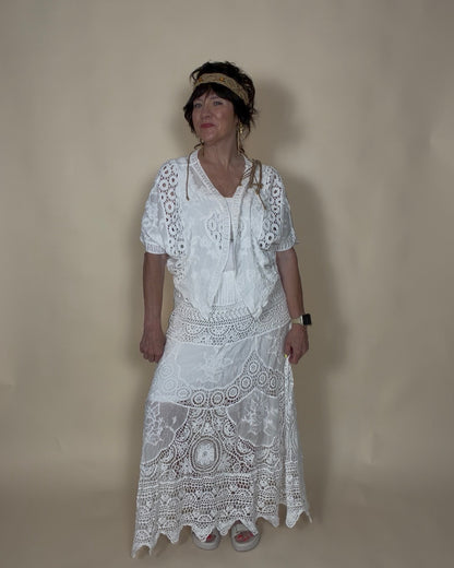 Silver Springs Lace Skirt