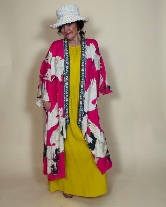 Crane Song Kimono