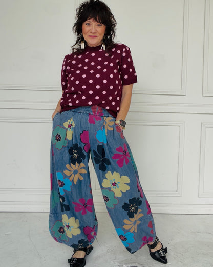 Flower Power Balloon Pants