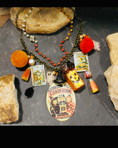 Candy Corn Necklace