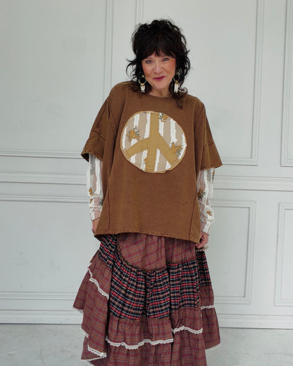 Give Peace A Chance PLUS Size Top
