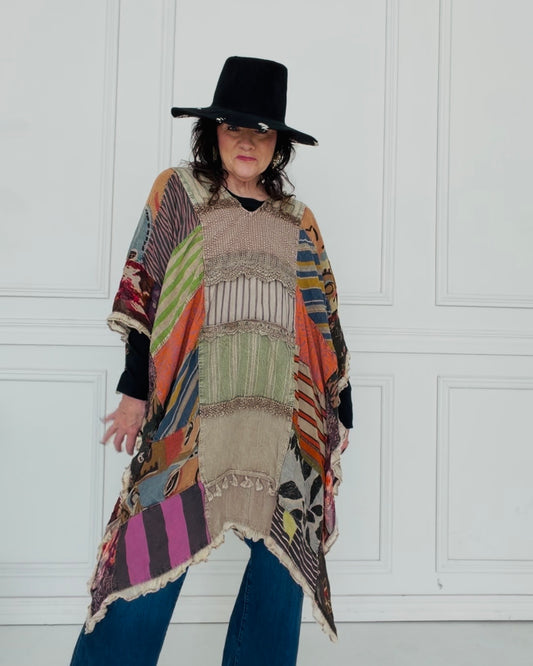 Patchwork Rhapsody Poncho