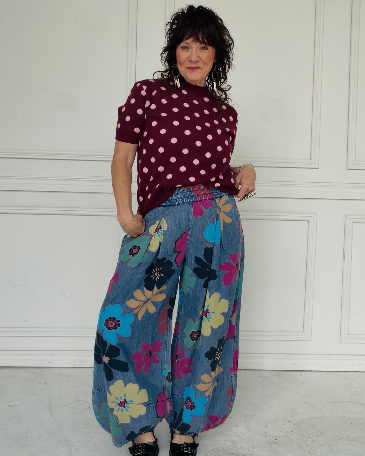 Flower Power Balloon Pants