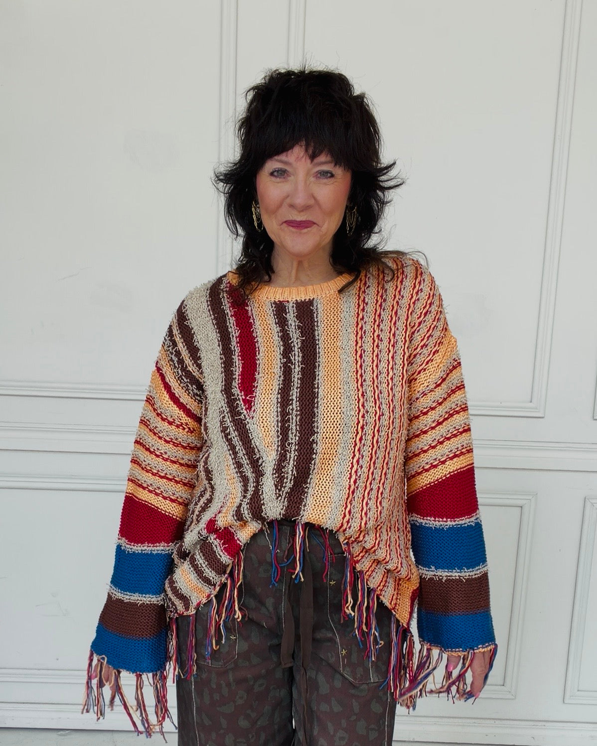 Ramble On Fringe Sweater
