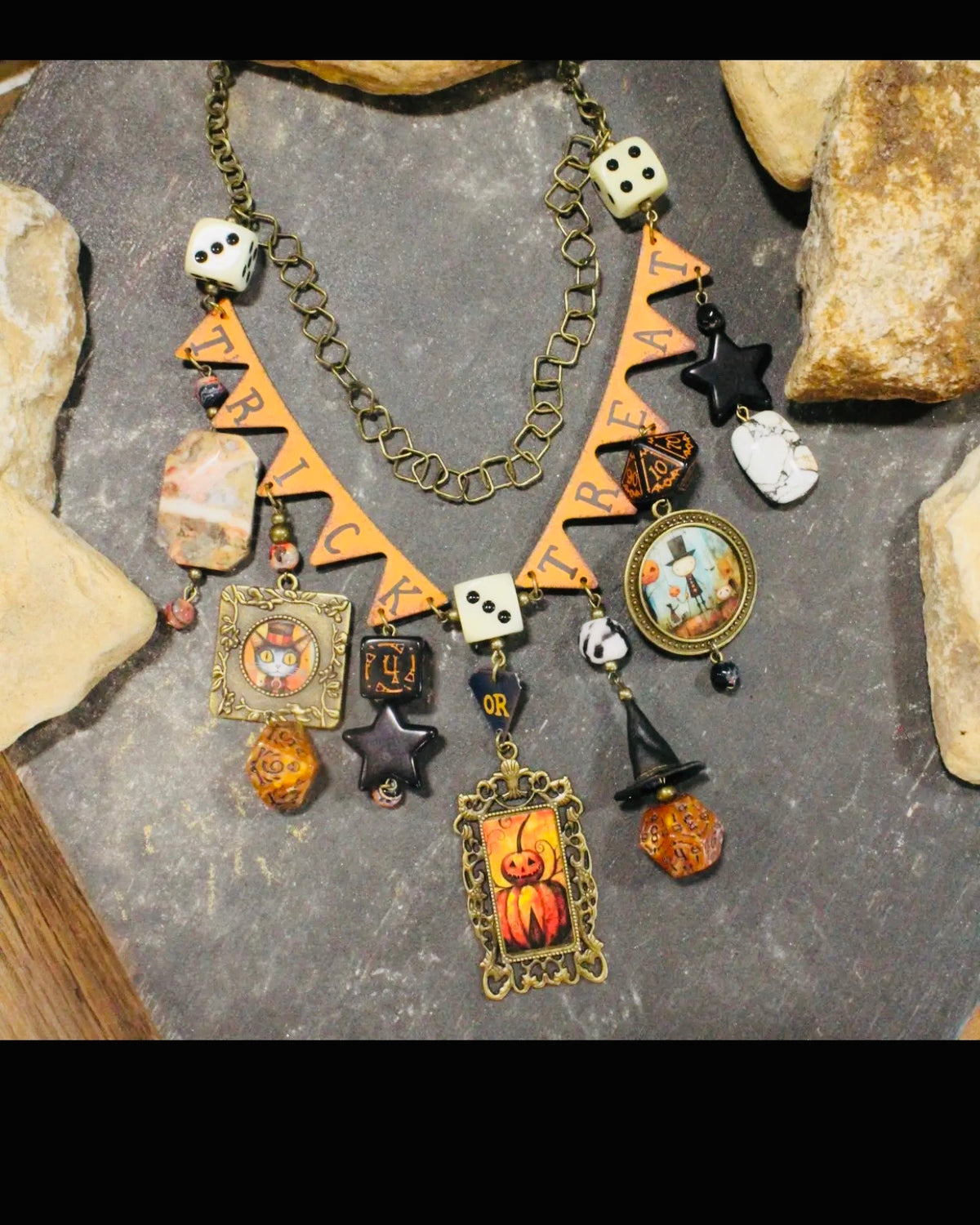 Trick or Treat Charm'd Necklace
