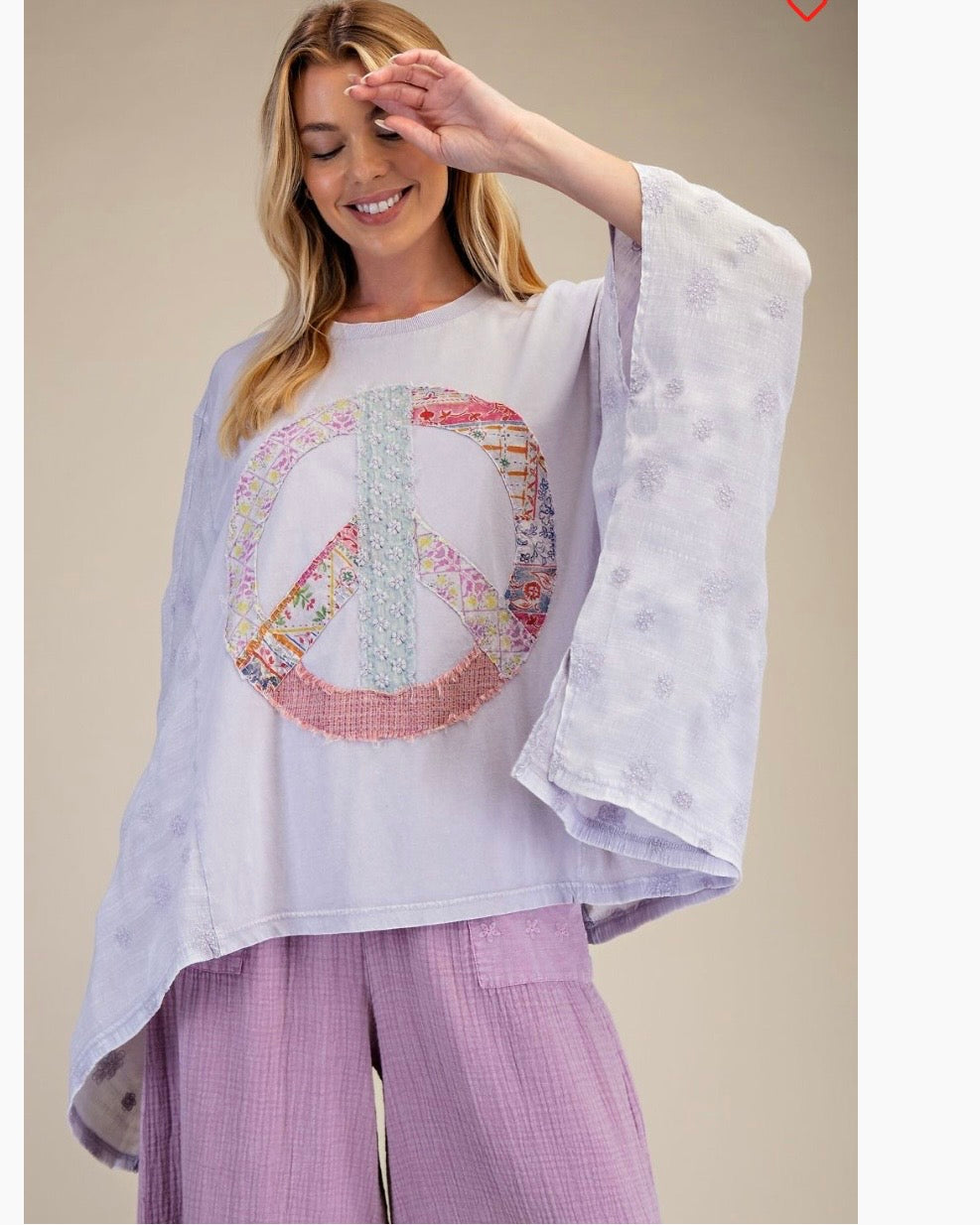 Peace, Love, & Lilac Top