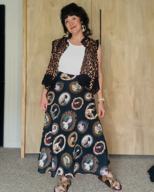 Frame & Fame Midi Skirt