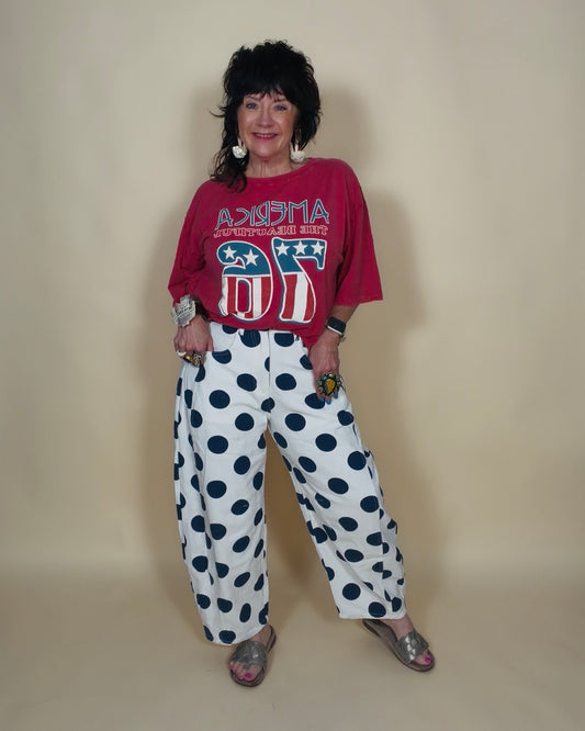 Spot On  Barrel Leg Jeans