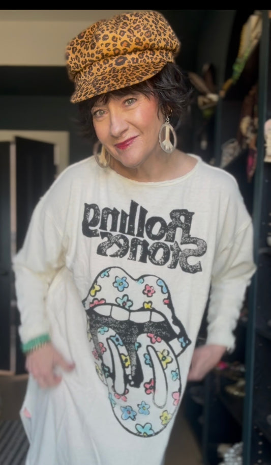 Peace & Petal Rolling Stones Tee Dress