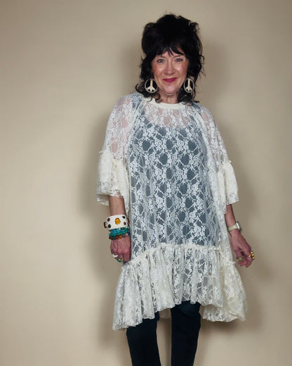 Ivory Daydream Lace Tunic