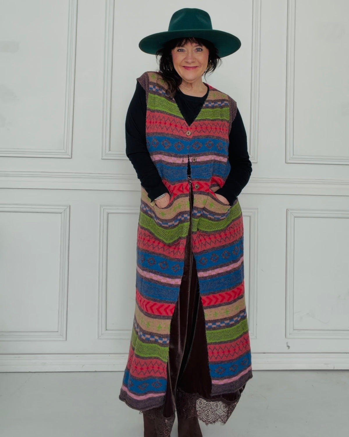 Kaleidoscope Duster Vest
