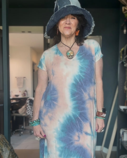 Free Spirti Tie-Dye Maxi