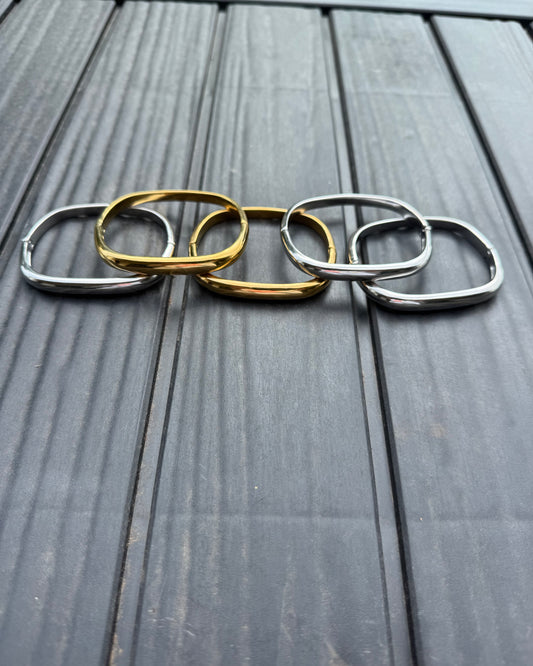 Liquid Metal Cuffs
