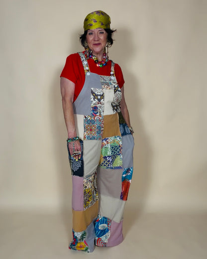 Patchwork Daydream Overalls