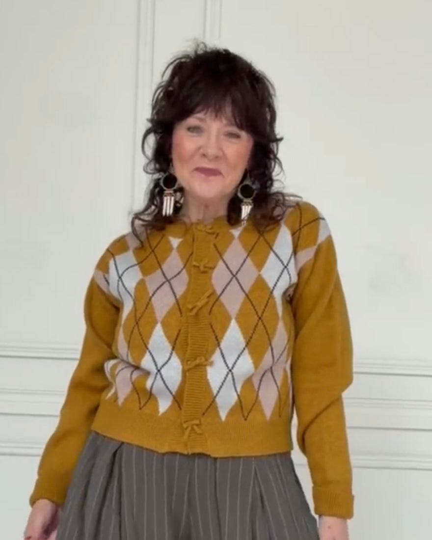 The Diamond Girl Cardigan Sweater