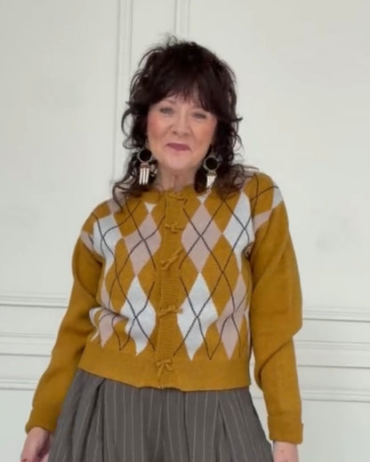 The Diamond Girl Cardigan Sweater