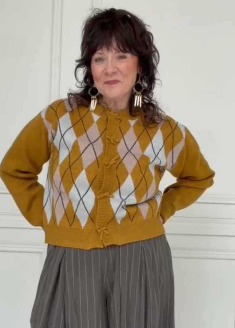 The Diamond Girl Cardigan Sweater