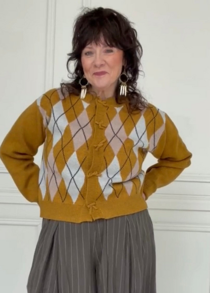 The Diamond Girl Cardigan Sweater