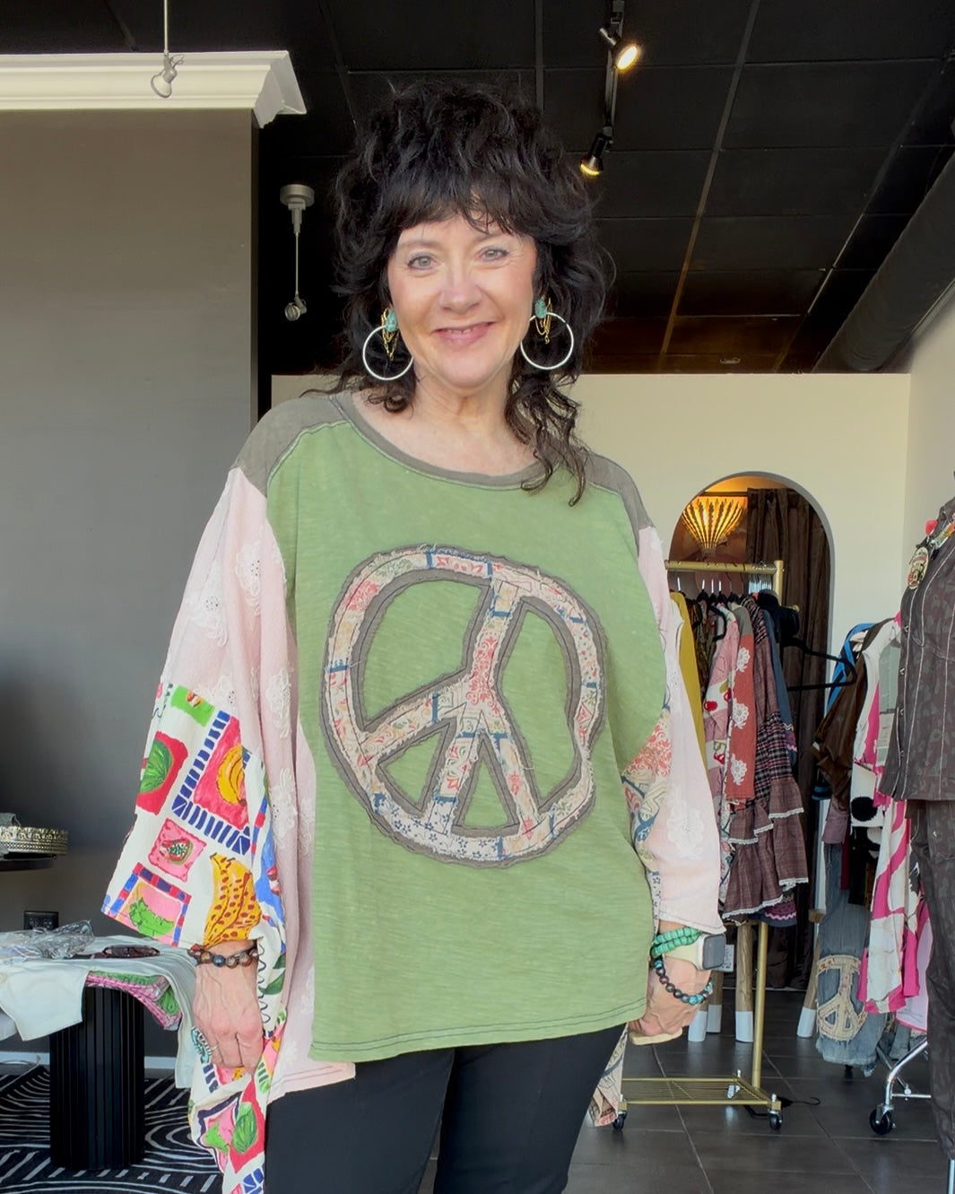 Peace & Love Poncho Top