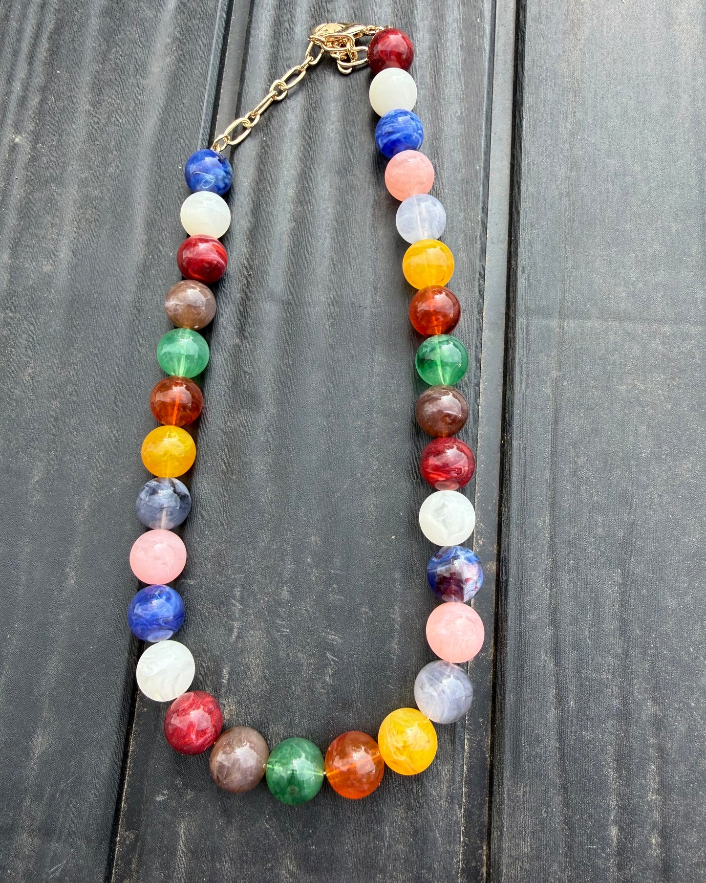 Happy Hour Beaded Necklace
