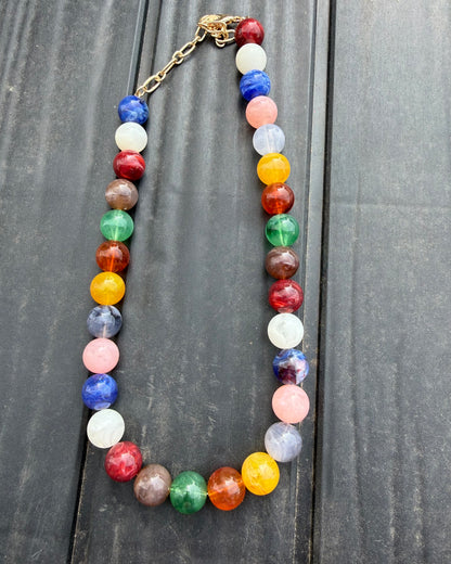 Happy Hour Beaded Necklace