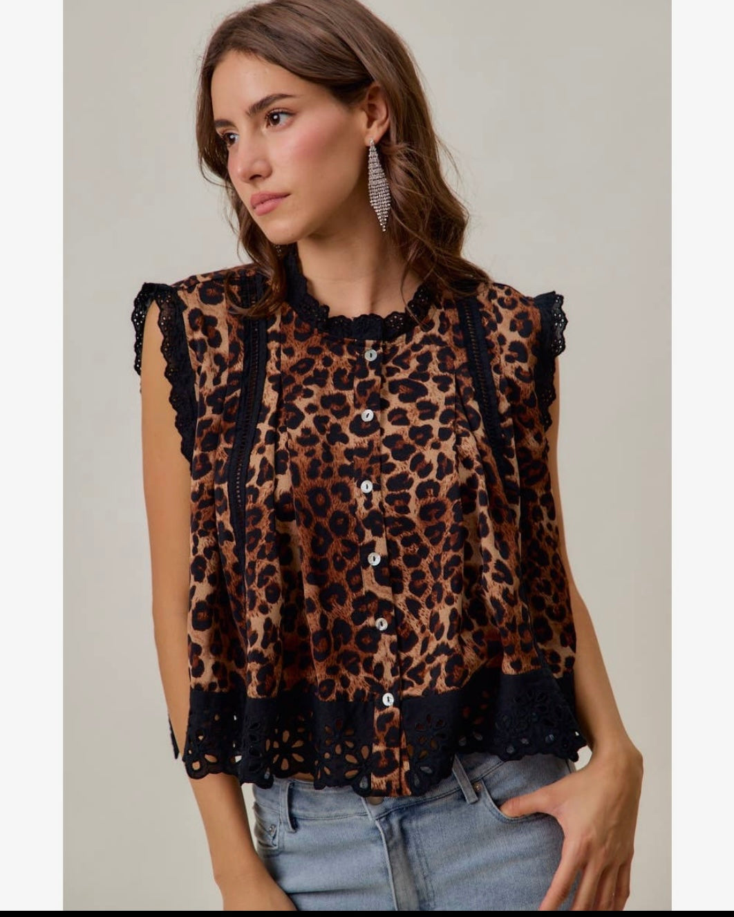 Wild Card Lace Blouse