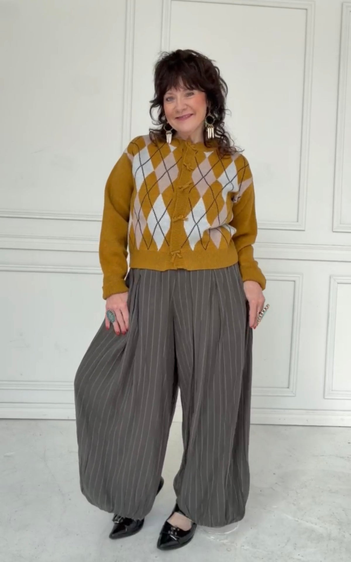 Pinstripe Groove Pants