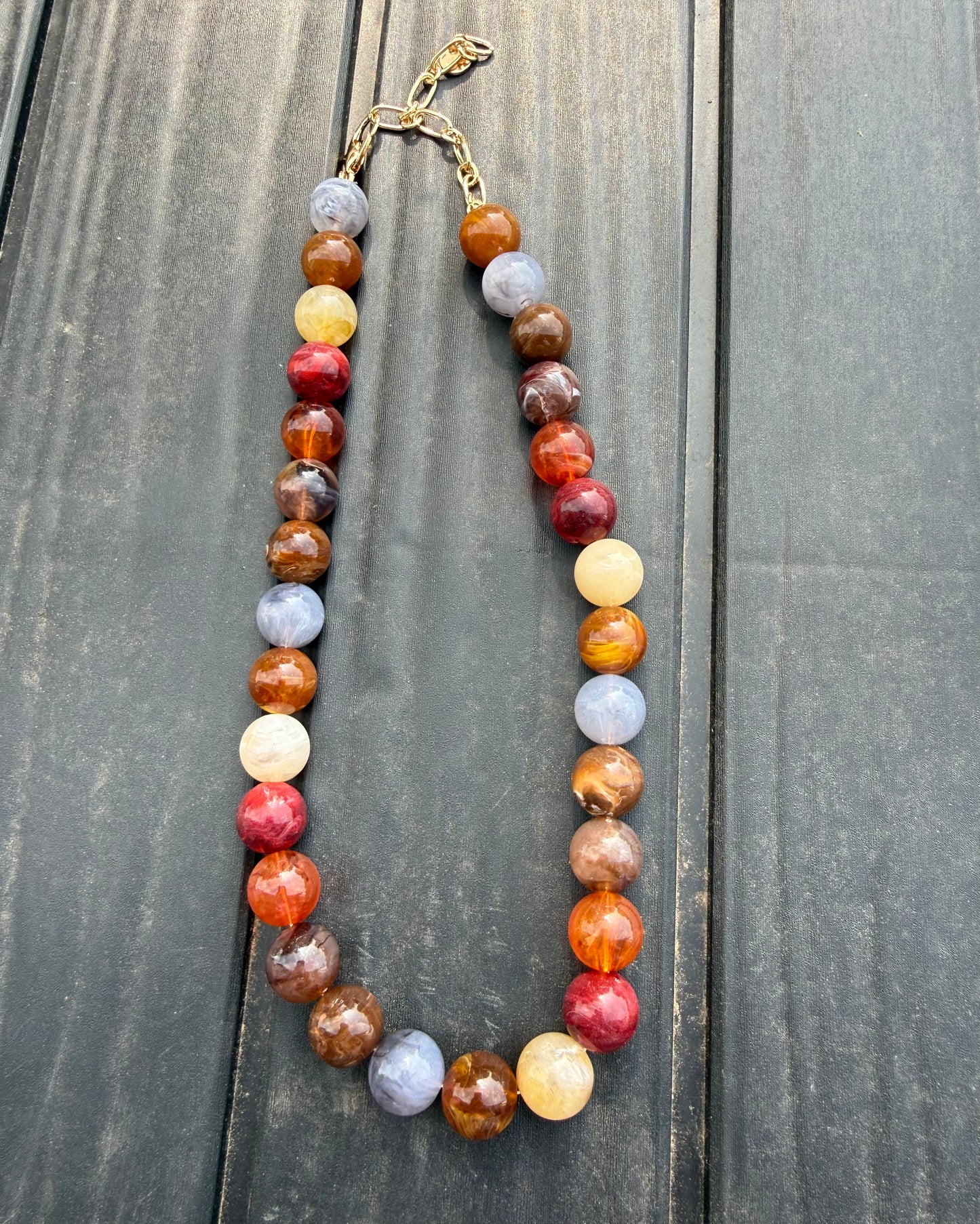 Happy Hour Beaded Necklace