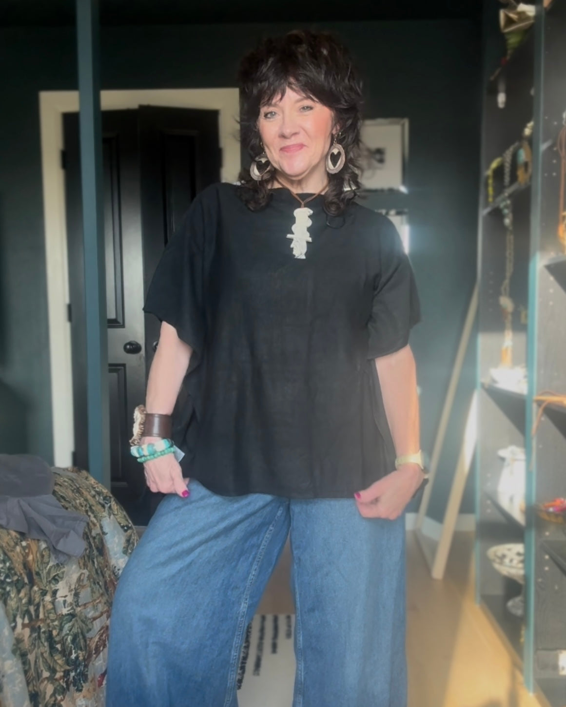 After Dark Boatneck Top