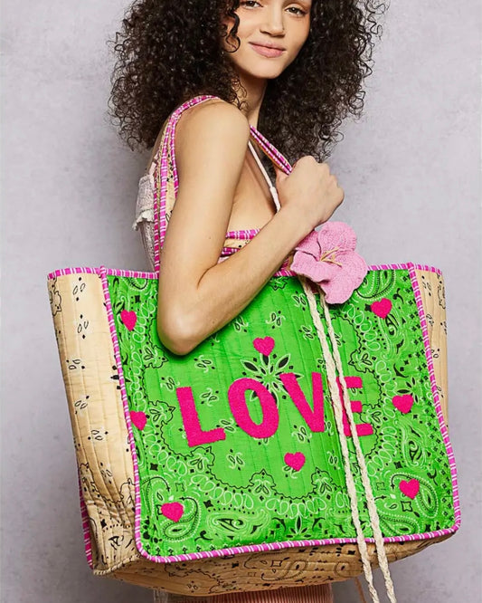 LOVE Quilted Bag