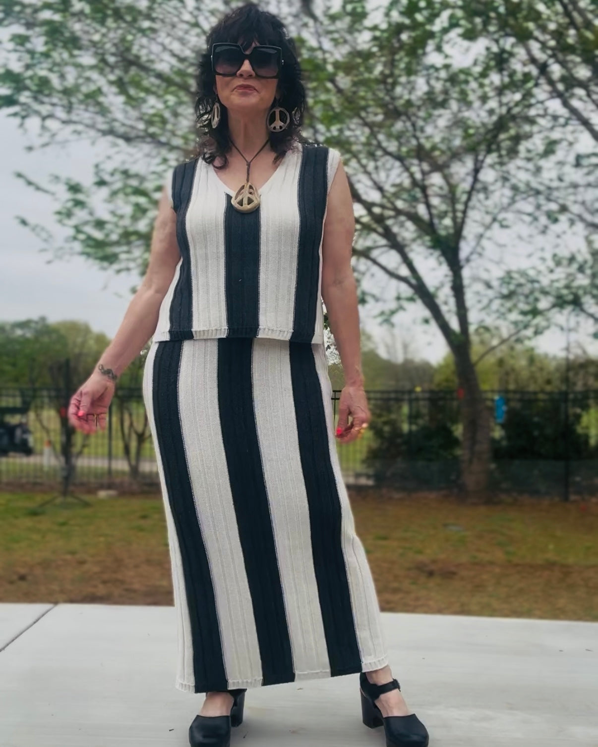 Mod Muse Striped Set