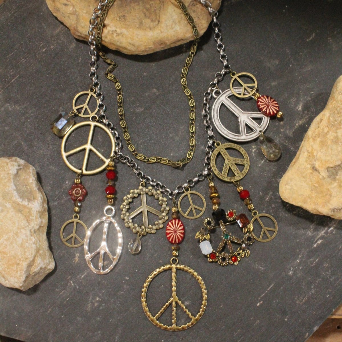 Peace Out Necklace